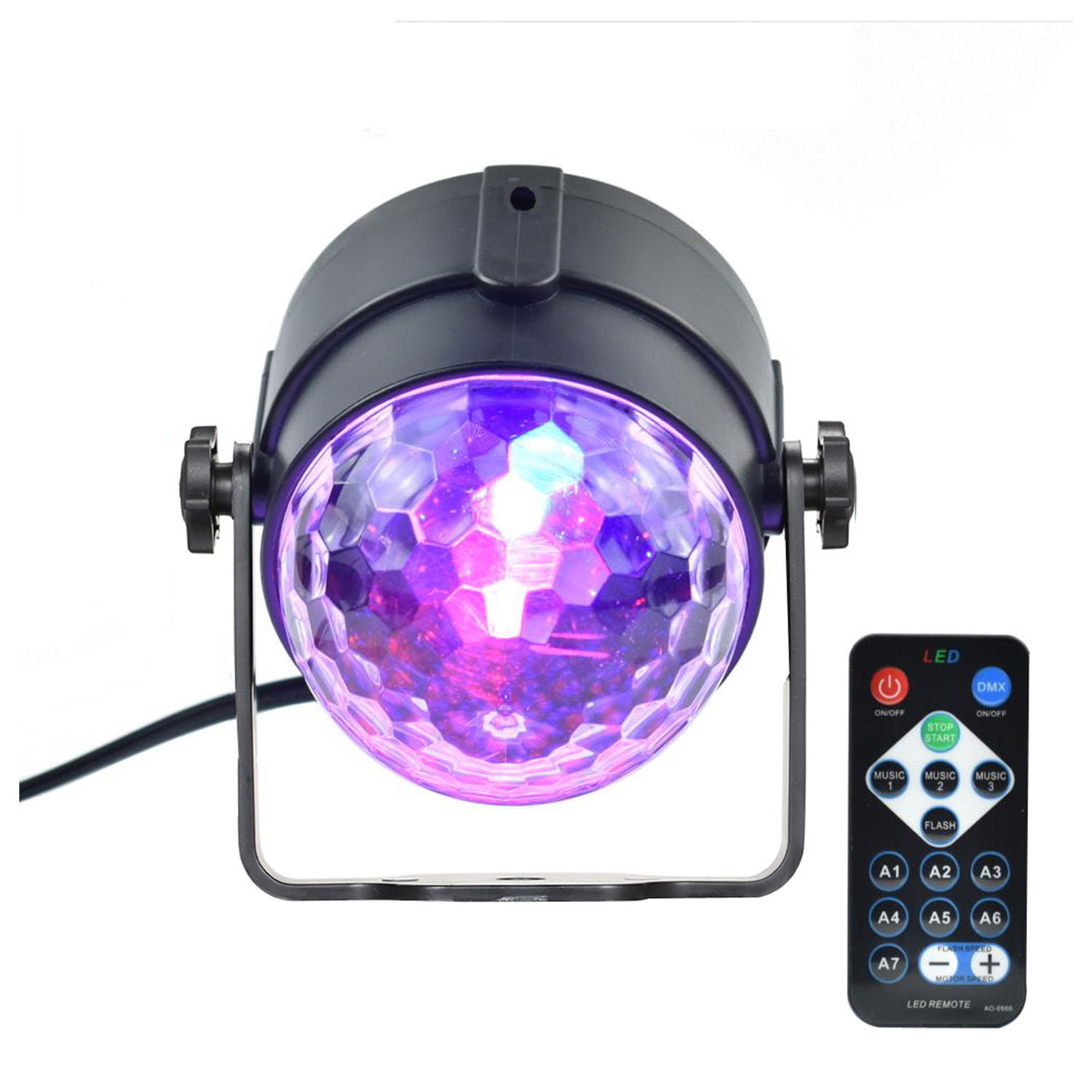 Disco Party Lights Strobe Led Dj Ball Sound Activated Bulb Dance Lamp Decoration 