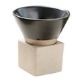 thumbnail image 2 of pitrice Pottery Tea Cup Hand Crafted Kung Fu Tea 100ml for Tea Lover Indoor Outdoor Black, 2 of 9