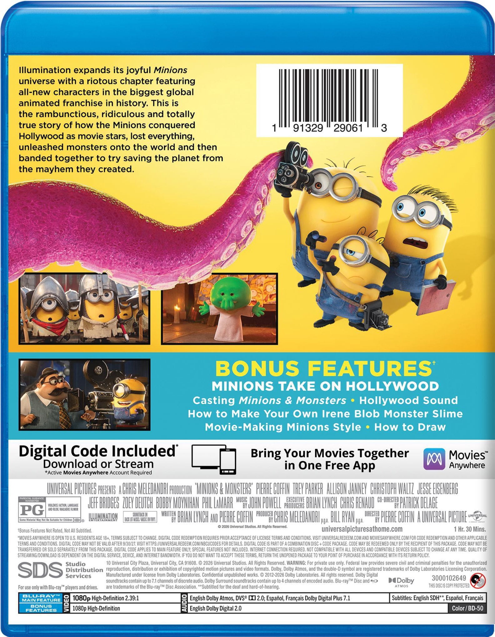 Minions & Monsters (Blu-ray + Digital Copy), Kids & Family, Universal