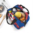 thumbnail image 4 of Lsque Cool Lobster Surfing Pattern Lunch Bag Women/Men Insulated Lunch Box,Small Leakproof Cooler Food Lunch Containers Reusable High Capacity Lunch Tote Bags, 4 of 6