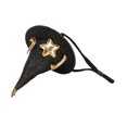 thumbnail image 4 of Small Animal Pet Hats, Hamster Hat Adjustable Chin Strap Hook And Loop Short Plush  For Hedgehogs For Chinchillas Black, 4 of 8
