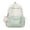 Mint Green, variant on Backpack for Girls Daypack with Side Drawstring Pockets Polka Dot Print Cute Bookbag Star Charm School Bag for Elementary Middle School Students Daily Use