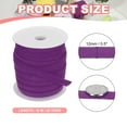 thumbnail image 2 of Uxcell Flat Drawstring Cord, Soft Cotton Draw String Replacement Rope Roll for Hoodie Sweatpants Shorts Strap Garment Purple 20 Yard  0.5 inch, 2 of 6