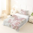 thumbnail image 5 of Erosebridal Kawaii Pink Butterfly Twin Sheet Sets,Romantic Flowers Bedding For Girly 3-Piece, 5 of 6