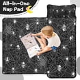 thumbnail image 4 of Spider Web and Skulls Halloween Pattern Toddler Nap Mats for Kids Preschool,51"x22" Sleeping Mat Bag or Kids,Toddler Sleeping Bag,Toddler Nap Mat or Daycare, 4 of 6