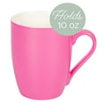 thumbnail image 3 of Elanze Designs 10 Ounce Metallic Finish New Bone China Tea Coffee Cup Mug&nbsp; Princess Pink Floral Safari Giraffe, 3 of 4