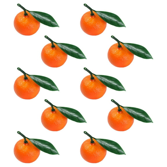 Raindrops Artificial Oranges Multi-Colored 10Pcs 1.7In