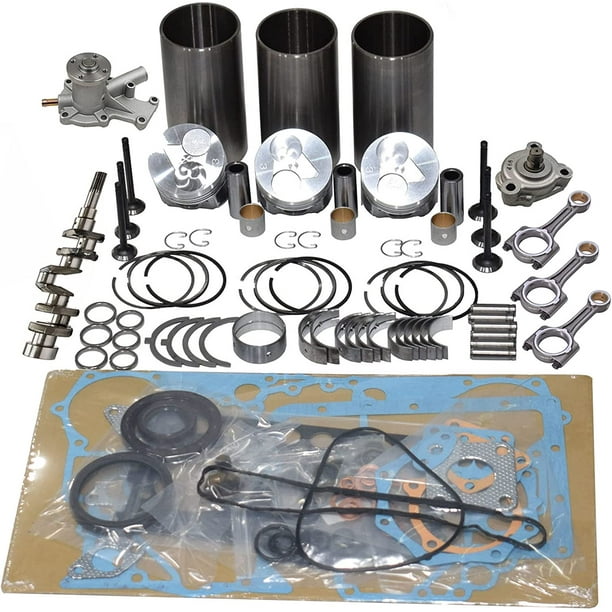 Seapple D722 Overhaul Rebuild Kit&Crankshaft&Con Rod&Water pump&Oil