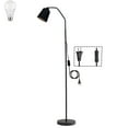 thumbnail image 2 of Golyzmt 60 inch Black Floor Lamp for Bedroom Living Room, Modern Dimmable Standing Lamps - Bulb Included, 2 of 9
