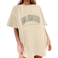 thumbnail image 2 of Women's Vintage Print Blouses Oversized Fashion Loose Short Sleeve Tops, 2 of 2