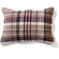 thumbnail image 4 of Stitch N String 18x18 and 12x16 Cotton Boho Textured Plaid Rust Brown Throw Pillow Cushion Covers Set of 2 Indoor and Outdoor, 4 of 5