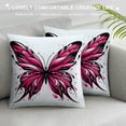 thumbnail image 3 of Butterfly Pillowcase, Animal Theme Cushion Cover， Throw Pillow Covers for Living Room, Bedroom, Dormitory,College, Sofa Couch &amp; Bed, Home &amp; Office Decoration-A30, 3 of 5