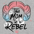 thumbnail image 2 of Junior's Star Wars Mother's Day Leia Rebel Mom  Graphic Tee Heather Gray 3X, 2 of 4