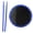 Blue, variant on Rupoun 12 inches / 30.48 cm Carbon Fiber Drum Pad Percussion Training Mat with 16 inches / 40.64 cm Drumsticks Black[cite: 1]