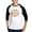 Black/White, variant on CafePress - Back To School Lettering T Shirt Design - Cotton Baseball Jersey, 3/4 Raglan Sleeve Shirt