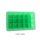 thumbnail image 3 of Monstrate Molde para hacer cubitos de hielo de múltiples rejillas, molde para glaseado de jugo, bandeja para beber café, moldes antiadherentes DIY, Cocina y Comedor Verde Monstrate HA001616-06, 3 of 6