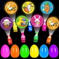 thumbnail image 1 of Rellenos para huevos de Pascua PIONJOY, paquete de 24 con luces de dedo para niños, 1 of 8