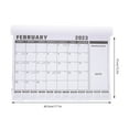 thumbnail image 2 of Minkissy Retro Desktop Perpetual Calendar Black Paper For Family 1Pcs, 2 of 8