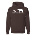 thumbnail image 2 of Wild Bobby Ancient Personal Trainers Funny Bear Chase Unisex Hoodie Sweatshirt, 2 of 6