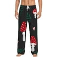 thumbnail image 2 of Kdxio Amanita Mushroom Print Men's Sleep Pajama Pant Lounge Pants with Pockets, 2 of 8