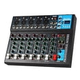 thumbnail image 2 of Mezclador de audio profesional de 7 canales con fuente de alimentación de 48 V, reproductor de MP3,, 2 of 12