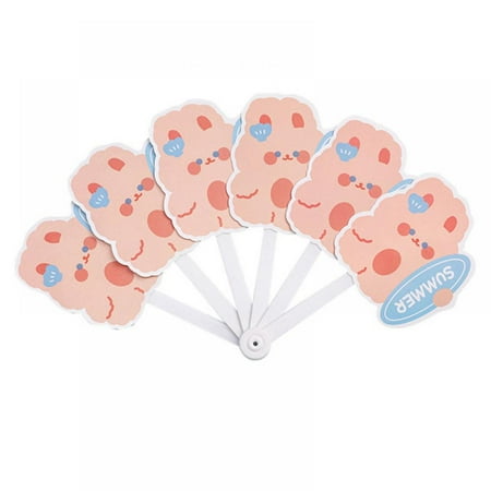 

Children Folding Fan Folding Nylon-Cloth Hand Fan Hand Folding Fans for kids Hand Fan Festival Gift Fan Craft Fan Folding Fan Dance Fan