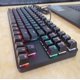 thumbnail image 2 of Teclado mecánico para juegos, teclado flotante con retroiluminación LED arcoíris, anti-fantasma de 87 teclas, ergonomía, resistente al agua", 2 of 5