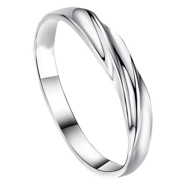 Fiudx Anillo de Pareja para Hombre y Mujer, Regalo de Aniversario, San Valentín, para Novia.