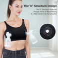 thumbnail image 6 of Hands Free Pumping Bra, Momcozy Adjustable Breast-Pump Holding and Nursing Bra, 2 Pack, 6 of 8