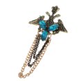 thumbnail image 1 of de con de y cadena con borlas de lucite azul, 1 of 9