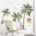 thumbnail image 2 of Adhesivo de pared Decalmile con forma de palmera bohemio grande, 135 cm, 2 of 7