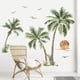 thumbnail image 2 of Adhesivo de pared Decalmile con forma de palmera bohemio grande, 135 cm, 2 of 7