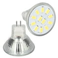 thumbnail image 2 of 4pcs / Set MR11 LED Ampoule Spot avec Double Base d'Aiguille Dissipation de Chaleur à 360 ° 3W 12 LEDs Lampe Bulbcole Blanc, 2 of 9