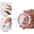 thumbnail image 4 of Silicone Door Bumper Wall Protector (9pk), Self Adhesive Clear Door Stopper Knob Pads, 4 of 8