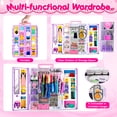 thumbnail image 6 of 160Pcs Doll Closet Playset for 11.5 Inch Dolls, Camping Tent, Princess Dresses, Swim Outfits, Adorable Dress Up Gift for Girls, 6 of 8