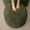 Green, variant on Round Stuffed Pouf Ottoman, Corduroy Poufs with High-Density Foam Filling, Furry and Fluffy Pouf Foot Stool Storage Ottoman, 20 X 15 Floor Poufs Foot Rest for Living Room, Green