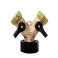 thumbnail image 6 of 3 Packs Heavy Duty 2 Way Brass Y Hose Splitter Connector for Garden Bath Kitchen 3/4 Inch Water Outlet with Washers, 6 of 6
