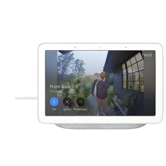Restored Google Nest Hub (1st Gen) 7-inch Display, 1st Generation (Chalk) (Refurbished)