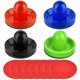 thumbnail image 1 of Coopay Empujadores de hockey de aire y discos de hockey de aire rojos Mangos de portería Paletas Accesorios de repuesto para mesas de juego (paquete de 4 Striker 8 Puck), 1 of 1