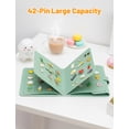 thumbnail image 2 of NiHome Durable Pin Trading Book & Carrying Case, 4 Page PU Pin Display Book for Collectors, Waterproof, Portable Travel Display (Pins Not Included), 2 of 7