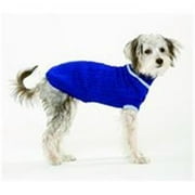 Fashion Pet Cable Knit Dog Sweater - Blue