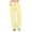 Yellow, variant on Linen Pants for Women Casual Wide Leg Drawstring Elastic Waist Long Pants Solid Color Comfy Relaxed Beach Vacation Travel Oversized Trousers, Mint Green S
