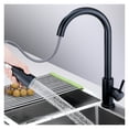 thumbnail image 4 of Kitchen Faucets Silver Single Handle Pull Out Kitchen Tap Single Hole Handle Swivel 360 Degree Water Mixer Tap Taps ,Built To Last, 4 of 7