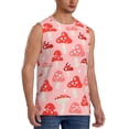 thumbnail image 2 of Disketp Cute Mushroom1 Sleeveless Tshirts For Men, Muscle Shirts For Men Dry Fit Tank Top-3x-Large, 2 of 8