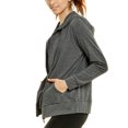 thumbnail image 2 of Glass House Apparel Women's Zip Up Active Yoga Gym Casual Thin Cotton Long Sleeve Jacket Hoodie, 2 of 3