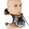 thumbnail image 3 of Adjustable Cotton Neck Traction Device with Post-Cervical Compression Massage, Gray Color, 307g Item Weight, Includes Air Pump and Instruction Manual, Customizable Fit via Velcro Strap for Neck, 3 of 6