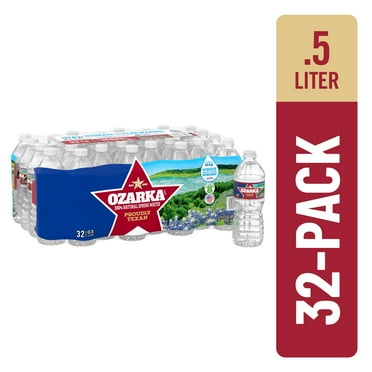 Ozarka Texas Spring Water, 16.9 fl oz, 32 Pack Plastic Bottles