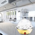 thumbnail image 4 of Vaporera para huevos Mini cazador furtivo de una sola capa Cocina de plástico Herramienta de cocina para huevos Utensilios de cocina para el hogar Gadget Enchufe de EE. UU., Amarillo Sweethay HA005081-03, 4 of 7