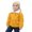 Yellow, variant on Boys And Girls Loose Jacket Children's Lattice Short Jacket Boys And Girls Baby Thick Warm Collar Coat (3Y 8Y)
