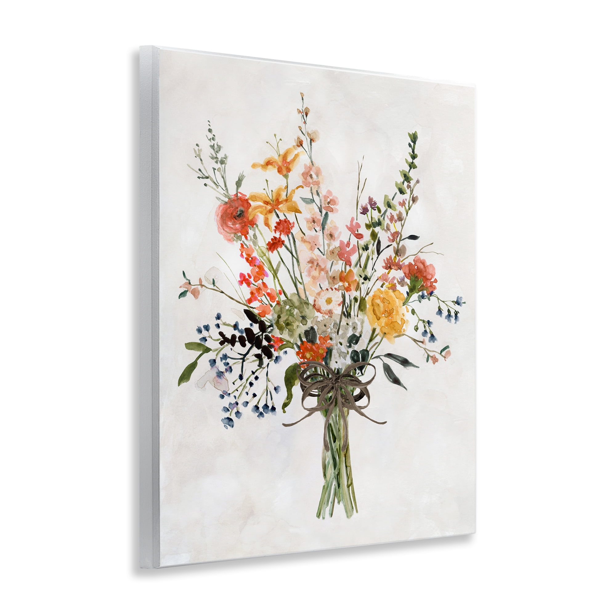 Stupell Industries Enchanting Floral Bouquet Botanical & Floral Painting Unframed Art Print Wall Art, 11 x 14